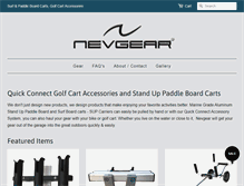 Tablet Screenshot of nevgear.com